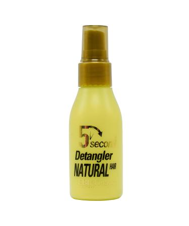 5 Second Detangler - infused with Moroccan Argan Oil | Instant moisture | Lightweight conditioning | Softening and smoothing | Natural curls coils and waves | Natural Hair 2 oz / 60ml 2 Fl Oz (Pack of 1) Natural Hair