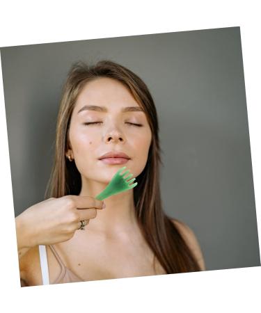 Frcolor 4-Piece Hair Comb Massager Set - Jade Gua Sha & Beeswax Scraping Tools for Pain Relief - Buy Online on GoSupps.com