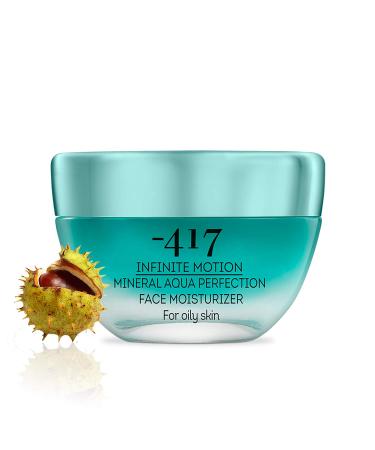 417 Dead Sea Cosmetics Mineral Aqua Face Moisturizer for Oily Skin | Hydrating Cream with Jojoba Oil & Shea Butter - 1.7 oz - Buy Online on GoSupps.com
