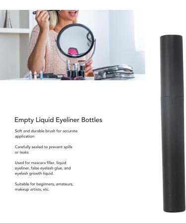 10 PCS 4g Refillable Liquid Tubes for Eyelashes Growth Oil Multifunctional Cosmetic Bottles in Black - Buy Online on GoSupps.com