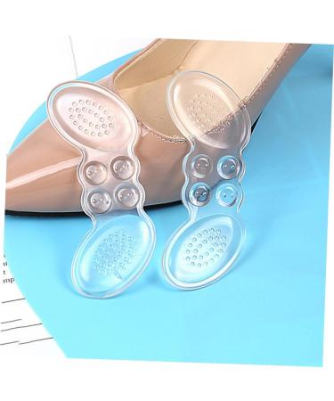 Mobestech Anti-Drop Heel Pad Stickers - 4 Pairs Transparent Soft Gel Sole Protectors for Thin Feet - Keep Your Heels Safe & Secure - Buy Online on GoSupps.com