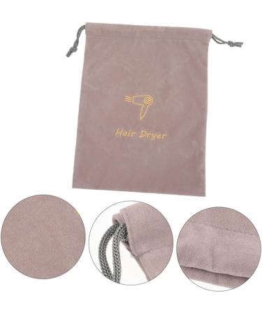 CRILSTYLEO 2pcs Velvet Bag Drawstring Bag Drawstring Storage Bags Blow Dryer Retractable Cord Hair Dryer Bag Drawstring Universal Hair Dryer Bag Hair Dryer Bag for Head Travel Hair Dryer Bag - Buy Online on GoSupps.com