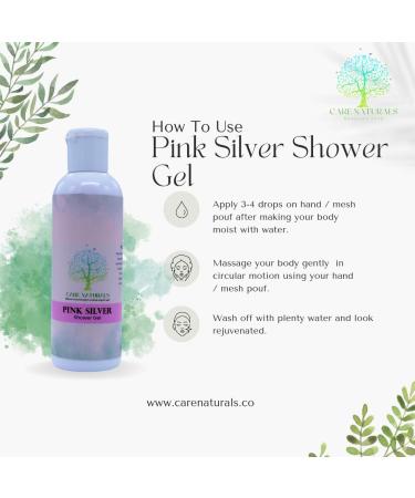Handcrafted Replenishing & Cleansing Shower Gel - Moisturizing Daily Body Wash (Pink Silver) | International Shipping Available - Buy Online on GoSupps.com