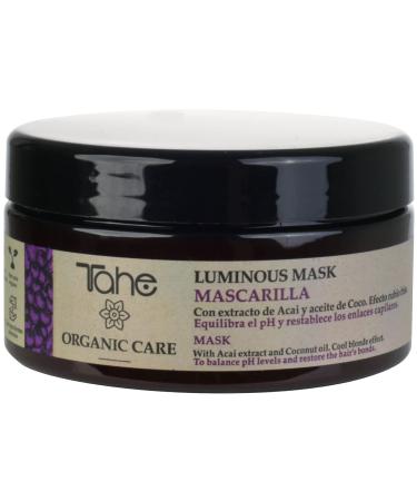 Tahe Organic Care Masque capillaire illuminateur Luminous pour un effet blond froid 300 ml