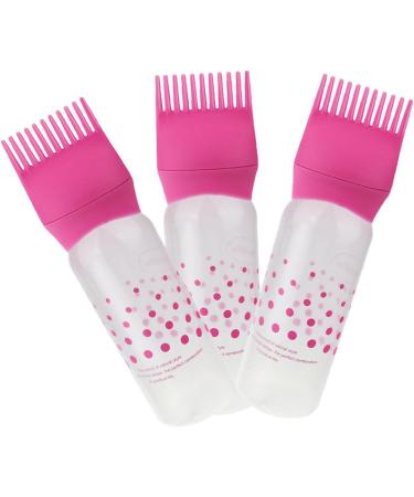 3 pi ces Lot de Flacons Applicateurs Peigne Racine pour Coloration et Soin Cheveux Secs Ab m s Facile Presser Utiliser Pratique pour Teinture Huile Capillaire et D coloration  - Buy Online on GoSupps.com