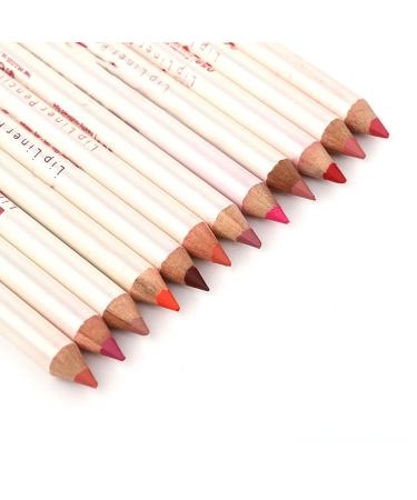 Buy Matte Long Lasting Lip Liner Set - 12 Waterproof Colors | Soft Texture Makeup Tool - Buy Online on GoSupps.com