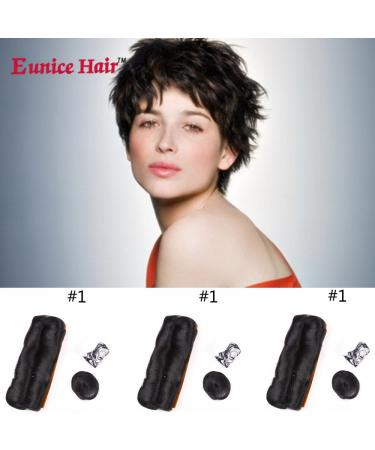 28pcs Set Human Hair Extensions with Closure - 100% Natural Weave (#1) for International Shipping - Buy Online on GoSupps.com