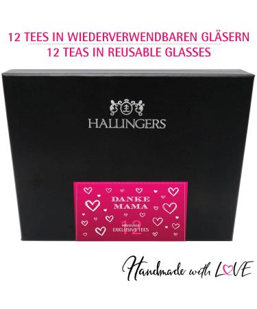 Hallingers Thanks Mama - 12 Variety Vegan Tea Gift Set | Perfect Mother's Day Gift for Mom Grandma & More - Unique Gift Ideas for Any Occasion - Buy Online on GoSupps.com