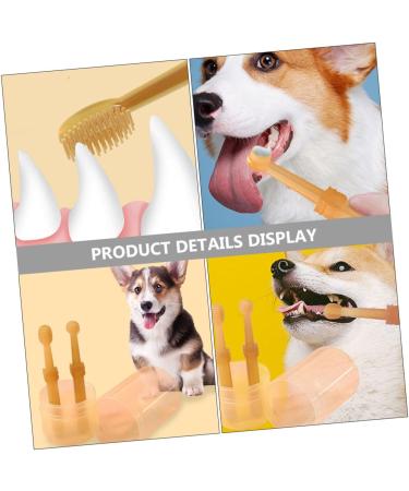 Sosoport 1 Set Pet Toothbrush Set Dog Toothbrush and Toothpaste Doggie Cat Travel Tufted Large Dog - Buy Online on GoSupps.com