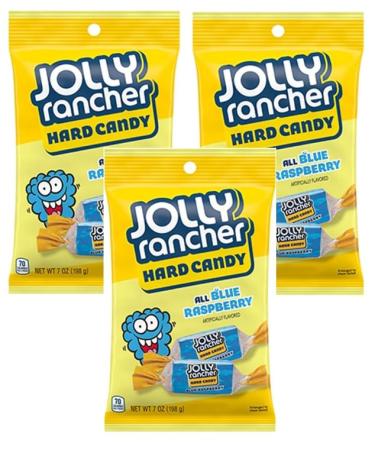 American Hard Candy Blue Raspberry Hard Candy Sweets Bag American Candy 6 x 198g