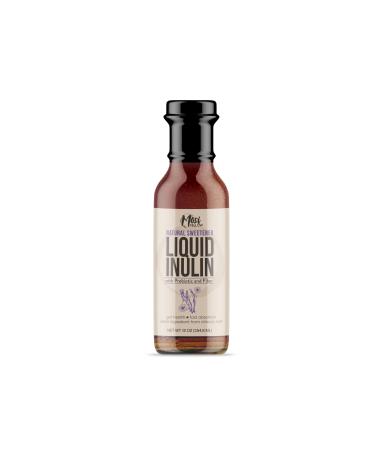 Inulin FOS Prebiotic Fiber Sweetener - Liquid Type from Chicory Root Soluble Hot and Cold 12floz - 1 Pound Liquid Weight