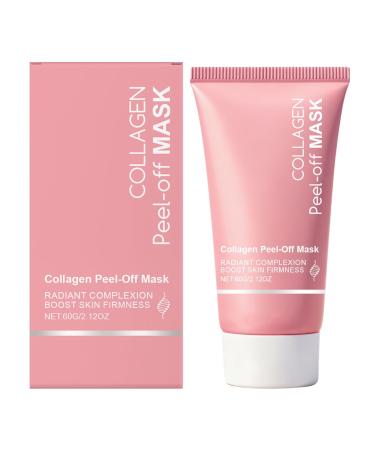 Facial Mask | 60 Grams Peel-Off Film Brightening - Brightening and Moisturizing Liquid Face Mask - For Women Men Teens Spa Daily Night Travel Makeup
