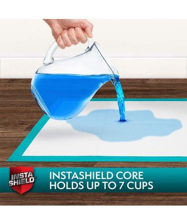 Simple Solution Extra Large Puppy Training Pads | 6-Layer Dog Pee Pads | Absorbs 7 Cups | 28x30 Inches 50ct - Buy Online on GoSupps.com