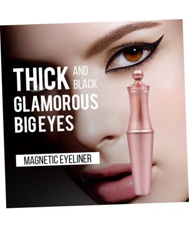 FOMIYES 2pcs Liquid Eyeliner Black Magnets Gold Eyeliner Sticky Eye Makeup Eye Liner 3d Make up Cosmetic Bag - Buy Online on GoSupps.com