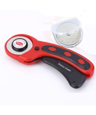 Fabric Cutting Blades Refill - 28/45/60mm SKS-7 Blades for Quilting, Scrapbooking, Sewing - Fits Fiskars, OLFA, Martelli, Dremel, Truecut, DAFA - Red Color - Buy Online on GoSupps.com