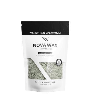 Nova Wax 1000g - Professional Hard Wax Beads 2.2 lb Bag | Unscented Hair Removal Beans Refills - Creamy & Elastic Formula for Estheticians | Salon Waxing Supplies - Buy Online on GoSupps.com
