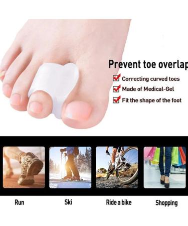 Buy Silicone Toe Separator & Hallux Valgus Adjuster - Bone Ectropion Outer Appliance for Pain Relief | International Shipping - Buy Online on GoSupps.com