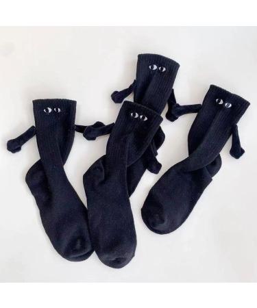 3D Doll Couple Socks - Funny Magnetic Novelty Cotton Crew Socks (White, 1pcs) - Buy Online on GoSupps.com