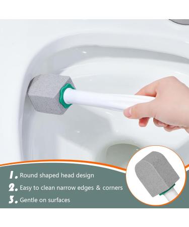 Buy 100 Pcs Toilet Pumice Stone Set with 10 Long Handle Refills | Effective Toilet & Kitchen Cleaner | International Shipping Available - Buy Online on GoSupps.com