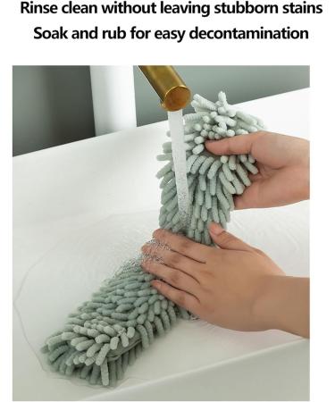 FCSHFC Chenille Duster with Extension Pole Handle Bendable Dusters for Cleaning Furniture Reusable Feather Duster for Fan Car Computer(Green) - Buy Online on GoSupps.com