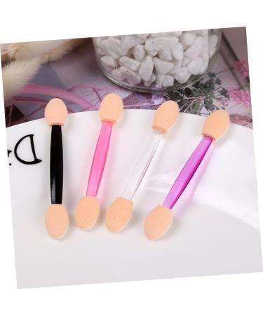 NOLITOY Girls Accessories 50pcs Two-color Eyeshadow Brush Eye Shadow Cosmetic Wand Sponge Eyeshadow Double Brush Woman Girl - Buy Online on GoSupps.com