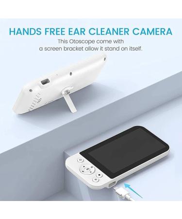 QIYUDS Ear Wax Removal Endoscope Tool | 3.9mm Diameter, 6 LED Lights, Easy to Use | Kids/Adults/Pets - Buy Online on GoSupps.com