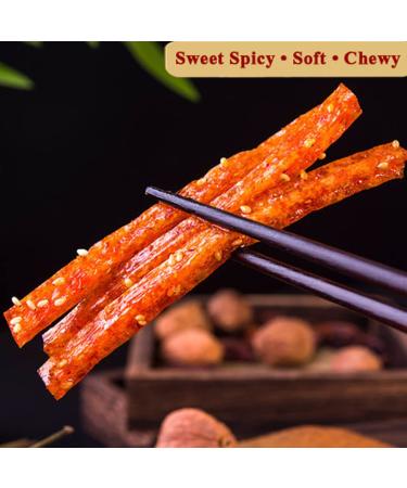 Buy Mkostliking Spicy Snacks - 5 Packs of Sweet & Spicy Latiao | Classic Hot Strips | Perfect Casual Office Snack - Buy Online on GoSupps.com