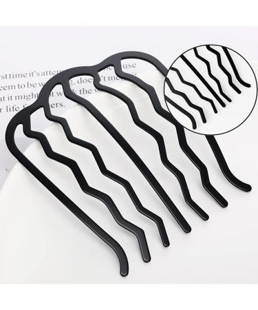 5 Piece Hair Comb Slides Set for Women | Decorative Hair Accessories - Updo Bun, Hairstyles - Buy Online on GoSupps.com