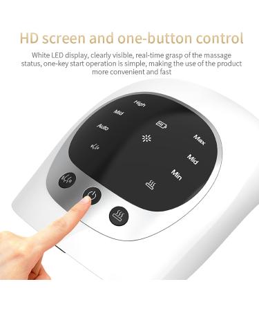 Knee Massager - Cordless Rechargeable with LED Screen 3 Vibration Modes & Heating Levels - Portable Relief for Knee Discomfort - Buy Online on GoSupps.com