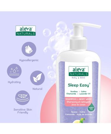 Aleva Naturals Hypoallergenic Sleep Easy Baby Hair and Body Wash for Kids and Toddlers Plant-Based Organic Aloe Vera Formula with Lavender Scent Gentle on Eyes and Sensitive Skin - 8 Fl Oz 8 Fl Oz (Pack of 1) - Buy Online on GoSupps.com