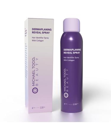 Michael Todd Beauty - Sonicsmooth Hair Identifier Spray - Radiance Reveal Mist - For Face Shaving & Dermaplaning - Highlights Peach Fuzz -Collagen-Infused - Nourish & Smooth Skin -All Skin Types -4oz
