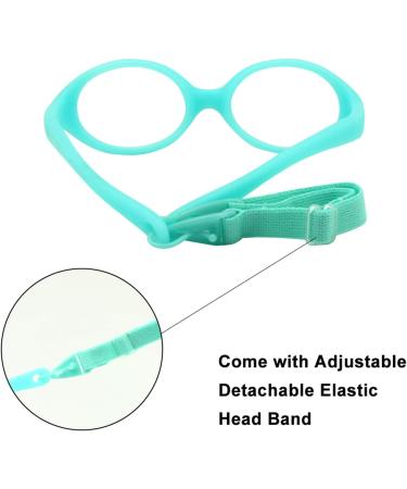 EnzoDate Flexible No Screw Glasses for Kids | Size 41/15 | Bendable & Safe with Boys Strap & Girls Cord - Perfect for Babies - Buy Online on GoSupps.com