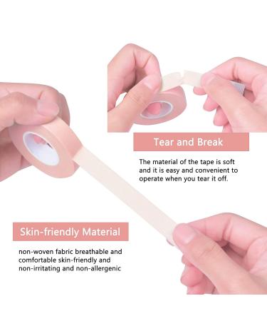 6 Rolls Eyelash Extensions Tape - 0.5 Inch x 9.95 Yards | Self-Adhesive Micropore Pink Lash Tape for Extension Application - Buy Online on GoSupps.com