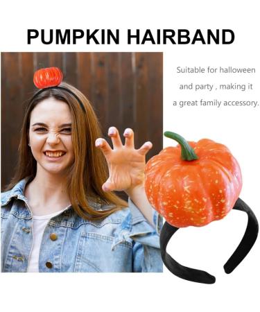 minkissy Pumpkin Hair Hoop Pumpkin Headbands Festival Headpiece Simulation Vegetable Hairband Cosplay Accessories for Women - Buy Online on GoSupps.com