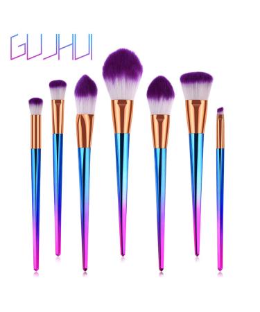 7PCS Eyeshadow & Eyebrow Makeup Brush Set | Wet and Wild Multicolor Foundation Brushes - International Shipping Available - Buy Online on GoSupps.com