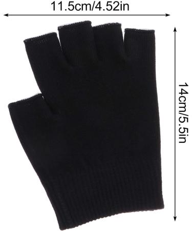 Healeved 2 Pairs Half Finger Moisturizing Gloves Dry Hand Glove Thermal Gloves Half Finger Gloves Sleeping Gloves Moisturizing Gel Gloves Fingerless Women's Touch Screen 95% Cotton Apparel - Buy Online on GoSupps.com