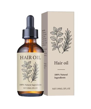 Besreey Lightweight Hair Oil 59ml Hair Strengthening Oil Natural Anti Strengthening Repairing Moisturizer For Men Women Split Ends Scalp Care Home Travel For Men