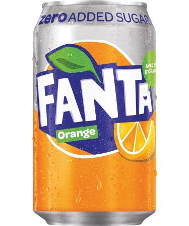 Fanta Orange Z ro 33cl (pack de 24) Orange 330 ml (Lot de 24)