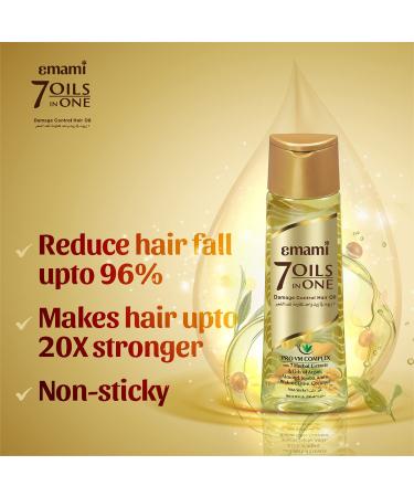 Emami 7 Oils in One Non-Sticky Hair Oil - 200ml | Nourishing Hair Care for All Hair Types | Buy Internationally - Buy Online on GoSupps.com