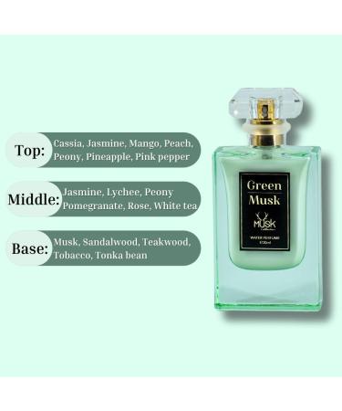 Hamidi GREEN MUSK Water Perfumes for Women & Men Long-Lasting Perfume 30ML (1.01 OZ) Invigorating Unisex perfume Delight Your Senses With The Fresh Aroma in Every Bottle - Buy Online on GoSupps.com