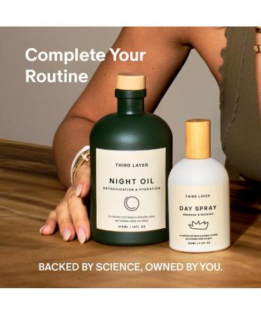 Third Layer Day Spray Fast-Absorbing Skin & Body Oil with Jojoba Moringa & Green Coffee Free from Alcohol Parabens & Synthetic Fragrance (3.3 fl oz) - Buy Online on GoSupps.com