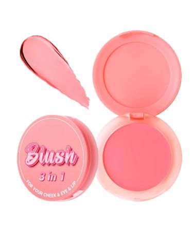 Multifunctional blush facial blusher versatile blush for cheeks longlasting makeup for a natural complexion 01