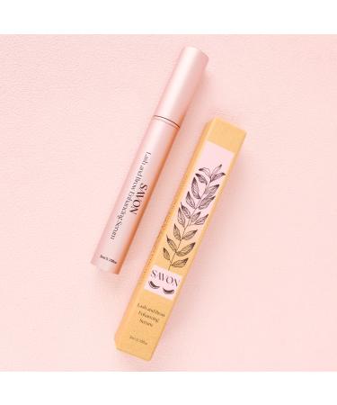 Organic Lash Growth Serum | Thicker Longer Eyelashes & Eyebrows | Biotin Peptides & Panthenol | Natural Cruelty-Free | USA | Lash & Brow Boost - Buy Online on GoSupps.com