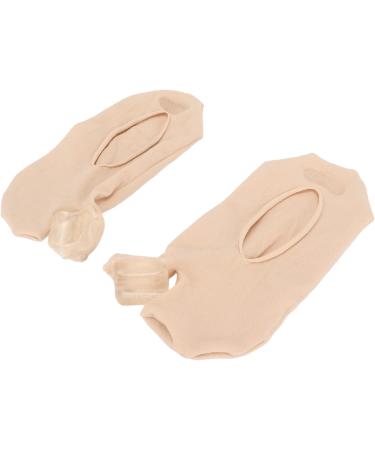 Soft Elastic Toe Separator Bunion Relief Socks - Skin Color - Buy Online on GoSupps.com