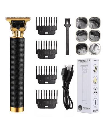 T9 Hair Clippers Electric Grooming Rechargeable Cordless Cutting T-Blade Trimmer for Men Gapped Detail Beard