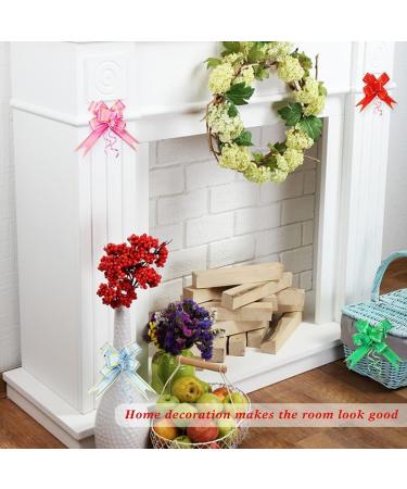 Pull Bows 100 Pcs Decorative Assorted Colors Gift Wrap Knot Ribbons Gift Wrapping Bows for Flower Presents Basket Birthday Wedding Valentine Tie Crafts -10 Colors - Buy Online on GoSupps.com