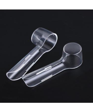 Hygienic Travel Cover for Oral B Electric Toothbrushes by Hsytek - 6 Transparent Covers for Germ-Free Brushing (Pack of 1) - Buy Online on GoSupps.com