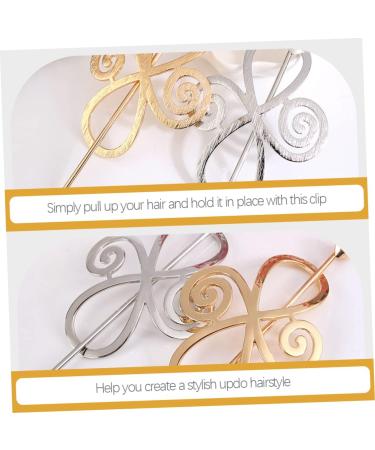 minkissy 12 Sets Hairpin Hair Barrettes Hair Clips Metal Tiaras for Girls Medium Hair Clips for Women Girl Hair Accessories Hair Ponytail Hair Sticks for Buns Emptiness Alloy Headband Miss - Buy Online on GoSupps.com