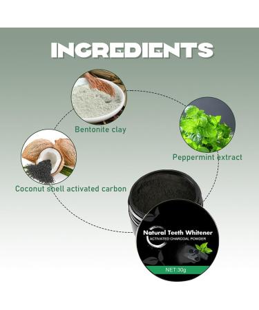 Cleopatra's Natural Teeth Whitening Powder - 30g Stain Remover & Toothpaste Alternative (5 PCS) | Effective & Safe for All Smiles - Buy Online on GoSupps.com