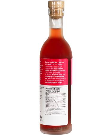O Pomegranate Champagne Vinegar 300 mL Glass Bottle - Buy Online on GoSupps.com